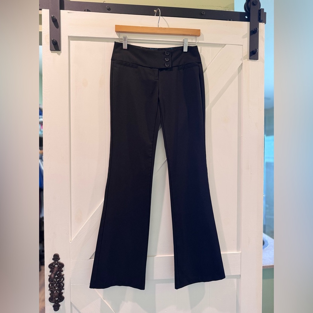 Boot-cut Black Women's Pants